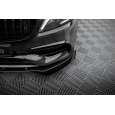 Maxton Design rohové spoilery pod přední nárazník pro Mercedes třída A W176 Facelift AMG-Line, černý lesklý plast ABS