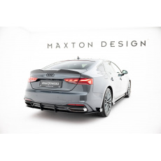 Maxton Design ''Street Pro'' difuzory pod boční prahy s křidélky pro Audi A5 F5 Facelift, plast ABS bez povrchové úpravy