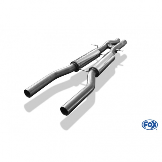 Fox Sportauspuff přední díl s tlumičem pro Audi RS6 4F 2008- s motorem 5.0
