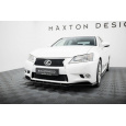 Maxton Design spoiler pod přední nárazník v.1 pro Lexus GS MK4, černý lesklý plast ABS, L10