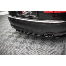 Maxton Design středový spoiler pod zadní nárazník pro Audi S8 D3, černý lesklý plast ABS