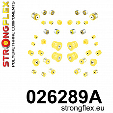 026289A: Strongflex Kompletní sada polyuretanových silentbloků pro zavěšení varianta SPORT 026289A: Strongflex Kompletní sada polyuretanových silentbloků pro zavěšení varianta SPORT