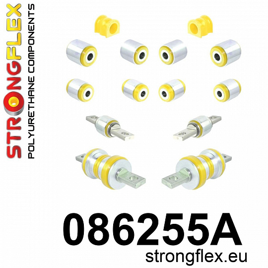 086255A: Strongflex Sada silentbloků zadního zavěšení varianta SPORT 086255A: Strongflex Sada silentbloků zadního zavěšení varianta SPORT