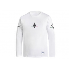 Sparco tričko s dlouhým rukávem Maserati, barva: bílá, velikost: XXXL Sparco tričko s dlouhým rukávem Maserati, barva: bílá, velikost: XXXL