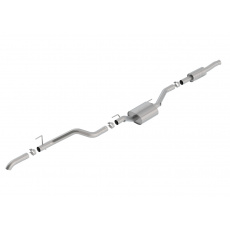 Borla Cat-Back výfukový systém "ATAK" pro Jeep Gladiator 3,6l V6 (4WD), 4-dvéř., r.v. od 2020, typ koncovek: chromové