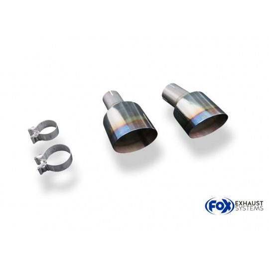 Fox Sportauspuff koncovka výfuku opálená 1x130 typ 14 pro Hyundai i30 N Fastback  Facelift