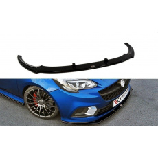 Maxton Design spoiler pod přední nárazník pro Opel Corsa OPC E (Mk5), černý lesklý plast ABS