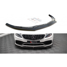 Maxton Design spoiler pod přední nárazník ver.3 pro Mercedes třída C W205 Facelift/63 AMG/Coupe, carbon-Look