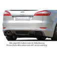 Rieger spoiler pod zadní nárazník SG-Design pro Ford Mondeo BA7 combi před faceliftem r.v. 03/07-09/10, plast ABS bez povrchové úpravy, pro dvojitou koncovku vlevo