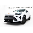 Maxton Design "Street Pro" spoiler pod přední nárazník pro Cupra Formentor Mk1 Facelift, s černou a červenou linkou