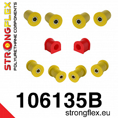 106135B: Strongflex Sada silentbloků předního zavěšení z polyuretanu 106135B: Strongflex Sada silentbloků předního zavěšení z polyuretanu