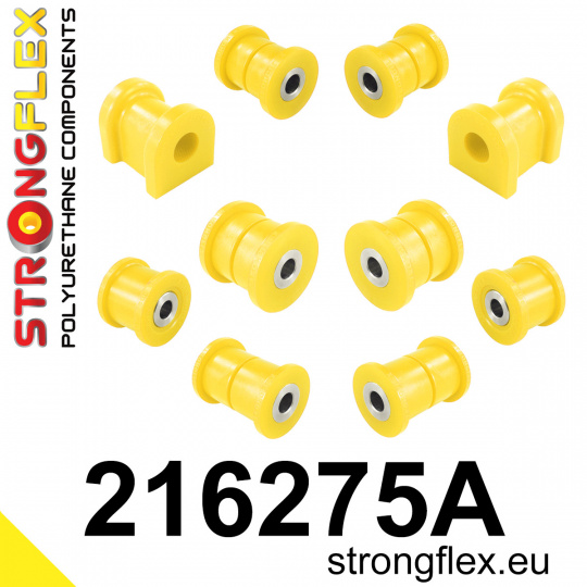 216275A: Strongflex Sada silentbloků zadního zavěšení varianta SPORT