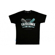 TA Technix tričko s potiskem by SourKrauts, černé