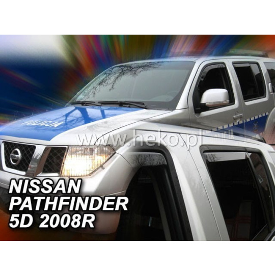 HEKO ofuky oken Nissan Pathfinder R51 5dv (Od 2005) přední + zadní