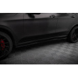 Maxton Design difuzory pod boční prahy ver.2 pro Mercedes GLC Coupe/C253 Facelift /AMG- Line, černý lesklý plast ABS