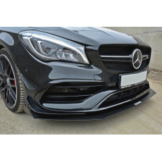 Maxton Design "Racing" spoiler pod přední nárazník ver.1 pro Mercedes CLA C 117 Facelift/AMG, plast ABS bez povrchové úpravy