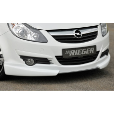 Rieger spoiler pod přední nárazník pro Opel Corsa D 3-dvéř., 5-dvéř. před faceliftem, r.v. 07/06-12/10, plast ABS bez povrchové úpravy, bez žebrování Rieger spoiler pod přední nárazník pro Opel Corsa D 3-dvéř., 5-dvéř. před faceliftem, r.v. 07/06-12/10, plast ABS bez povrchové úpravy, bez žebrování