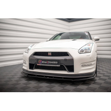 Maxton Design spoiler pod přední nárazník pro Nissan GT-R R35 Facelift, černý lesklý plast ABS Maxton Design spoiler pod přední nárazník pro Nissan GT-R R35 Facelift, černý lesklý plast ABS