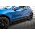 Maxton Design difuzory pod boční prahy pro Porsche Macan Mk1, černý lesklý plast ABS