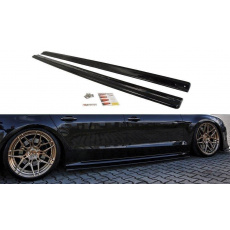 Maxton Design difuzory pod boční prahy pro Audi S8 D4 FL, černý lesklý plast ABS Maxton Design difuzory pod boční prahy pro Audi S8 D4 FL, černý lesklý plast ABS