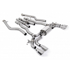 Milltek Sport výfukový systém cat-back vč. náhrady OPF/GPF pro BMW řada 5 M5/M5 Competition 4.4l Twin Turbo F90 Facelift (s OPF/GPF) 2021-2024, GT-100 leštěné koncovky