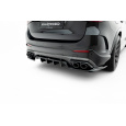 Maxton Design spoiler pod zadní nárazník s žebrováním pro Mercedes GLC SUV/X254 /43 AMG, černý lesklý plast ABS