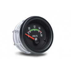 Autogauge palubní přístroj - voltmetr s černým podkladem Autogauge palubní přístroj - voltmetr s černým podkladem