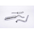 Milltek Sport výfukový systém cat-back Race system s rezonátorem (tišší) pro Ford Fiesta Mk7/Mk7.5 ST 1.6l EcoBoost 182PS/ST200 2013-2017, leštěné koncovky