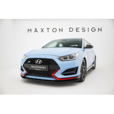 Maxton Design "Street Pro" spoiler pod přední nárazník pro Hyundai Veloster N Mk2, plast ABS bez povrchové úpravy