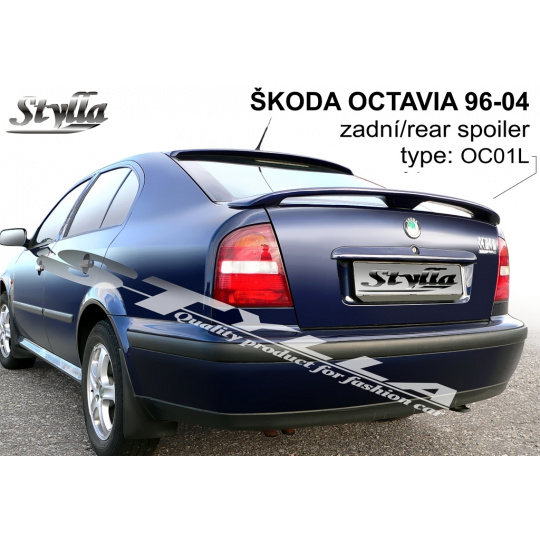 Stylla spoiler zadních dveří Škoda Octavia I htb (1996 - 2004)