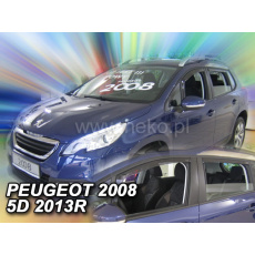 HEKO ofuky oken Peugeot 2008 I 5dv (2013-2019) přední + zadní