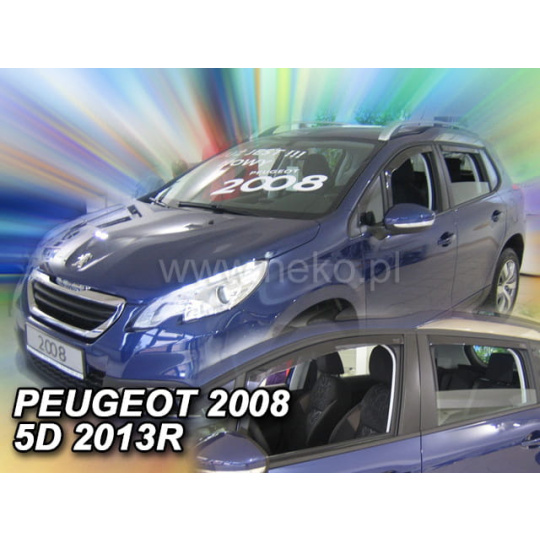 HEKO ofuky oken Peugeot 2008 I 5dv (2013-2019) přední + zadní