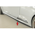 Rieger spoiler pod boční práh mont. strana levá pro Audi RS5 B9, F5 kupé, 03/17-02/20, plast ABS lakovaný do černé lesklé barvy