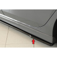 Rieger spoiler pod boční práh mont. strana levá pro Volkswagen Golf 7 3-dvéř., 02/17-, plast ABS lakovaný do černé lesklé barvy