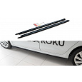 Maxton Design difuzory pod boční prahy ver.2 pro Škoda Octavia Mk4, carbon-Look