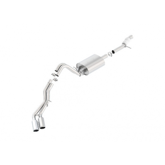 Borla Cat- Back výfukový systém "Touring" typ 18 pro Chevrolet Tahoe 1500 5,3l s automatickou převodovkou, 4-dvéř., r.v. od 15-20