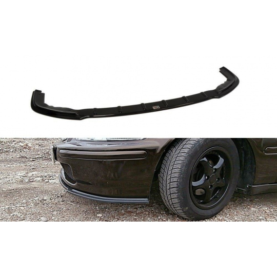 Maxton Design spoiler pod přední nárazník pro Honda Civic Mk6/Standard, černý lesklý plast ABS