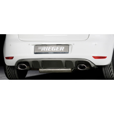 Rieger vložka zadního nárazníku s dvojitými žebry pro Volkswagen Golf 6 GTD, GTI 3-dvéř., 5-dvéř., kabriolet, plast ABS s povrchovou úpravou Carbon-Look Rieger vložka zadního nárazníku s dvojitými žebry pro Volkswagen Golf 6 GTD, GTI 3-dvéř., 5-dvéř., kabriolet, plast ABS s povrchovou úpravou Carbon-Look