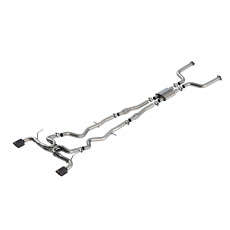 Borla Cat-Back výfukový systém "ATAK" pro Infiniti Q50 3.0l V6, automat, RWD/AWD, r.v. 2016-2024, typ koncovek: karbonové Borla Cat-Back výfukový systém "ATAK" pro Infiniti Q50 3.0l V6, automat, RWD/AWD, r.v. 2016-2024, typ koncovek: karbonové