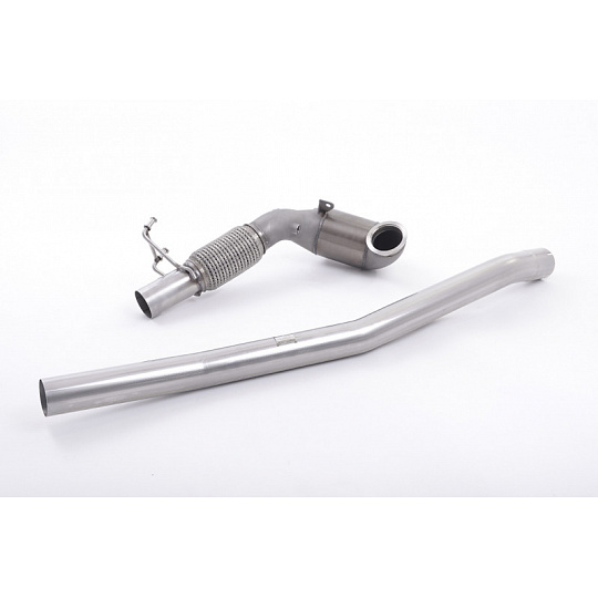 Milltek Sport litinový downpipe s Race katalyzátorem 200 Cell pro Volkswagen Golf MK7 R 2.0 TSI 300PS (ECE schválení, 76.2mm vedení) 2014-2016, pouze pro Milltek Sport cat-back systém