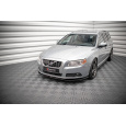 Maxton Design spoiler pod přední nárazník ver.2 pro Volvo V70 Mk3, černý lesklý plast ABS