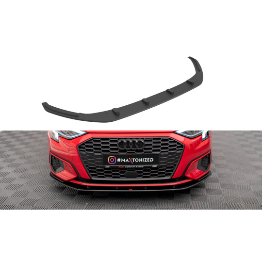 Maxton Design "Street Pro" spoiler pod přední nárazník pro Audi A3 8Y, plast ABS bez povrchové úpravy