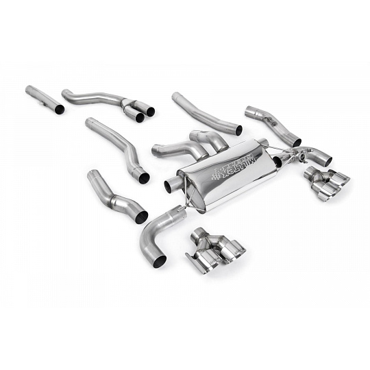 Milltek Sport výfukový systém cat-back pro BMW řada 2 M240i Coupe (G42 XDrive bez OPF - NAS modely) 2022-2024, GT-100 dvojité leštěné koncovky Milltek Sport výfukový systém cat-back pro BMW řada 2 M240i Coupe (G42 XDrive bez OPF - NAS modely) 2022-2024, GT-100 dvojité leštěné koncovky