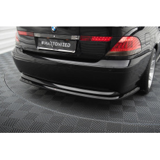 Maxton Design středový spoiler zadního nárazníku pro BMW řada 7 E65, černý lesklý plast ABS Maxton Design středový spoiler zadního nárazníku pro BMW řada 7 E65, černý lesklý plast ABS