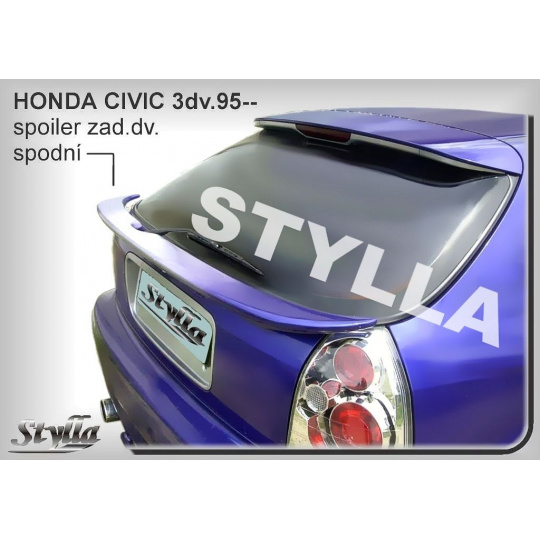 Stylla spoiler zadních dveří Honda Civic 3dv (1996 - 2001) - dolní