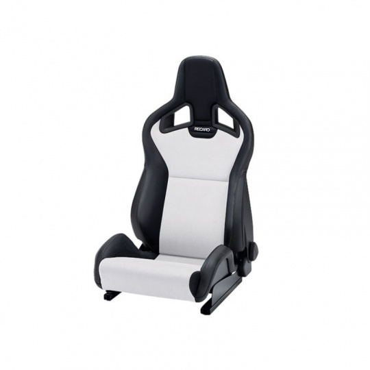 Sportovní sedačka RECARO Sportster CS, sklopná, vyhřívaná, černá koženka/stříbrná Dynamica