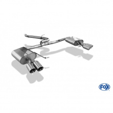 Fox Sportauspuff koncový díl výfuku s koncovkou 2x90 Typ 25 na obou stranách pro Cupra Leon s motorem 2.0 Fox Sportauspuff koncový díl výfuku s koncovkou 2x90 Typ 25 na obou stranách pro Cupra Leon s motorem 2.0