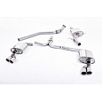 Milltek Sport homologovaný výfuk cat-back Quad-outlet pro Audi A5 Coupe S-line 2.0 TFSI 2WD a quattro (S tronic) 2008-2024