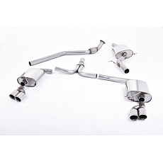 Milltek Sport homologovaný výfuk cat-back Quad-outlet pro Audi A5 Coupe S-line 2.0 TFSI 2WD a quattro (S tronic) 2008-2024