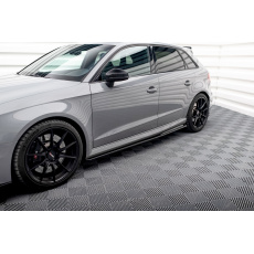 Maxton Design difuzory pod boční prahy ver.2 pro Audi RS3 8V Facelift, černý lesklý plast ABS Maxton Design difuzory pod boční prahy ver.2 pro Audi RS3 8V Facelift, černý lesklý plast ABS